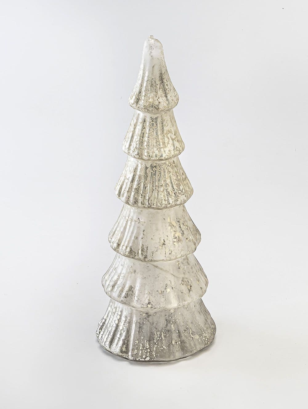 ARBOL DE VIDRIO CON LUZ SPARKLE 10X27CM