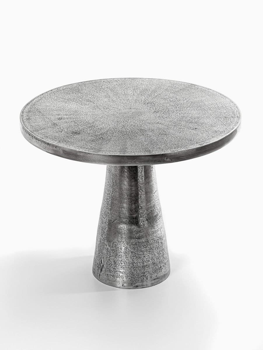 Mesa Auxiliar Agata Silver 60x50