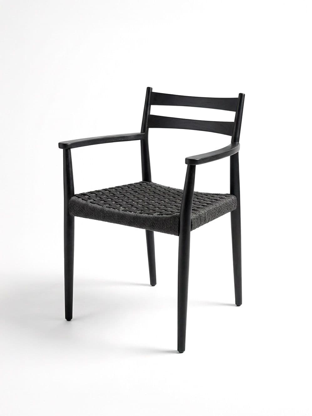 SILLA MIN CON APOYABRAZO BLACK