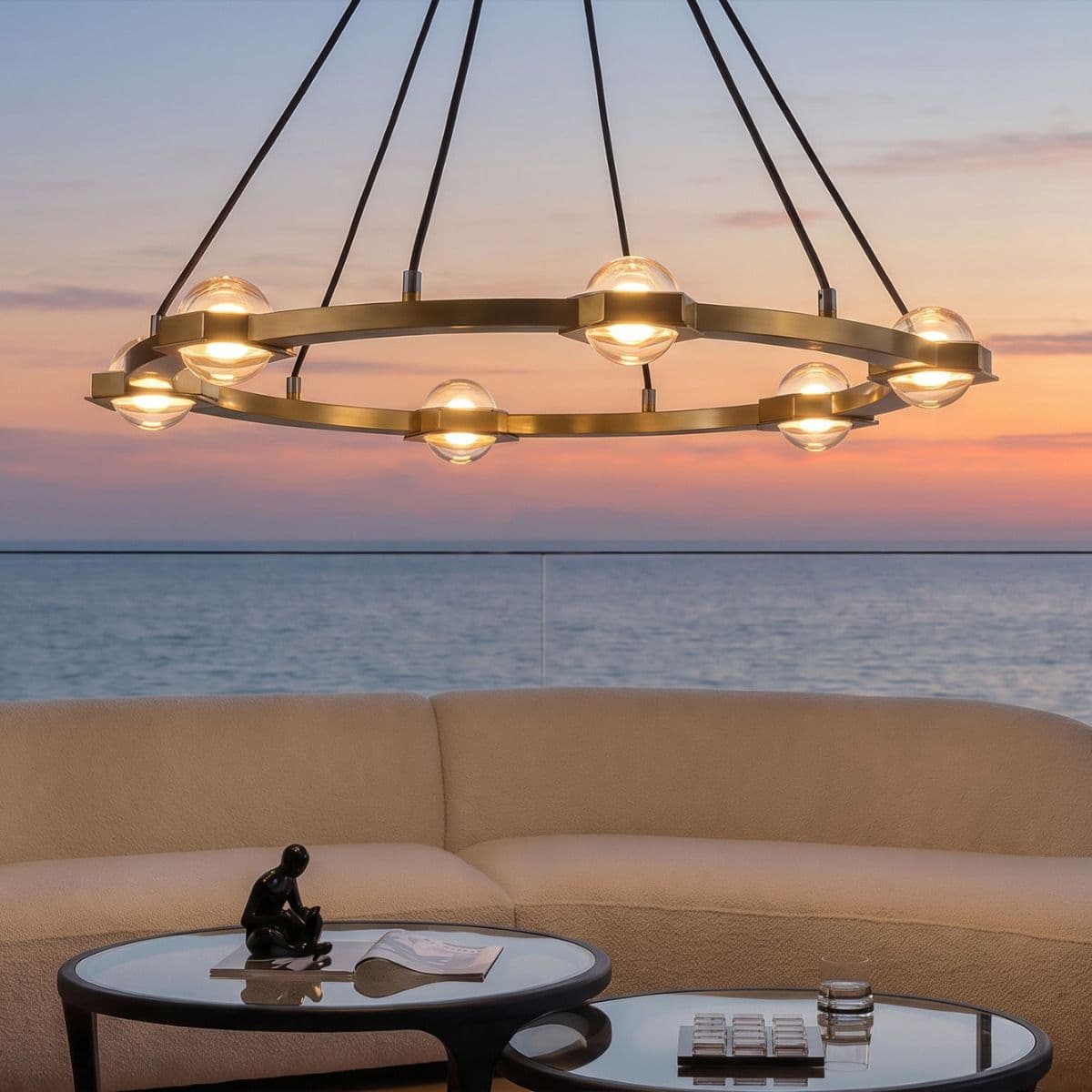 LAMPARA COLGANTE OLIVIA CIRCULAR