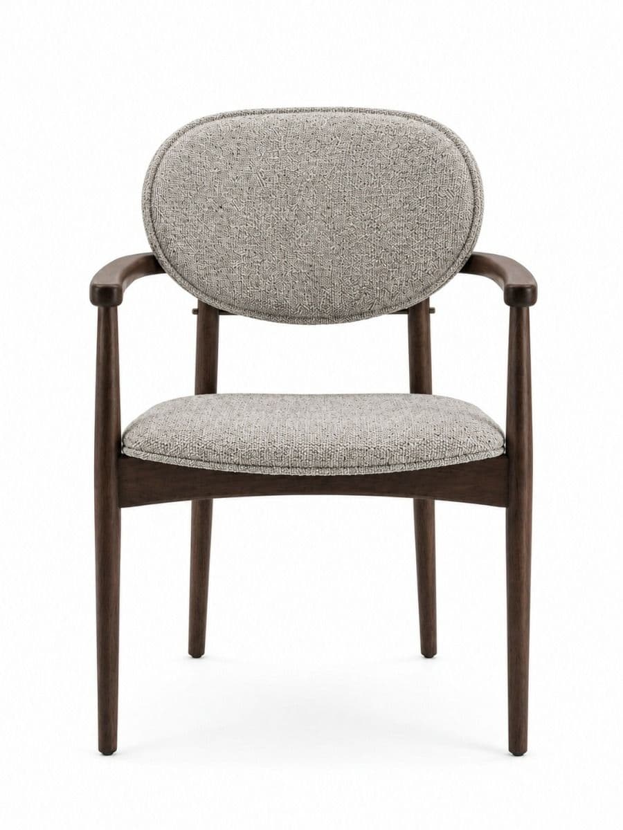 SILLA CON APOYA BRAZO WOLLE GREY