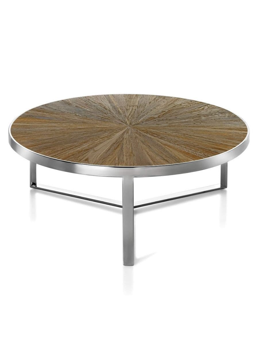 MESA BAJA JACQUES CHROME ROBLE 100X38