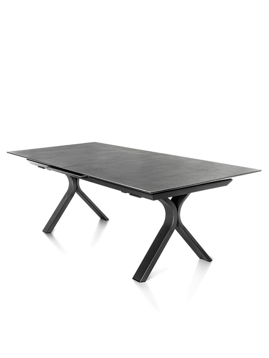 MESA DE COMEDOR EXTENSIBLE TAREI CHARCOAL
