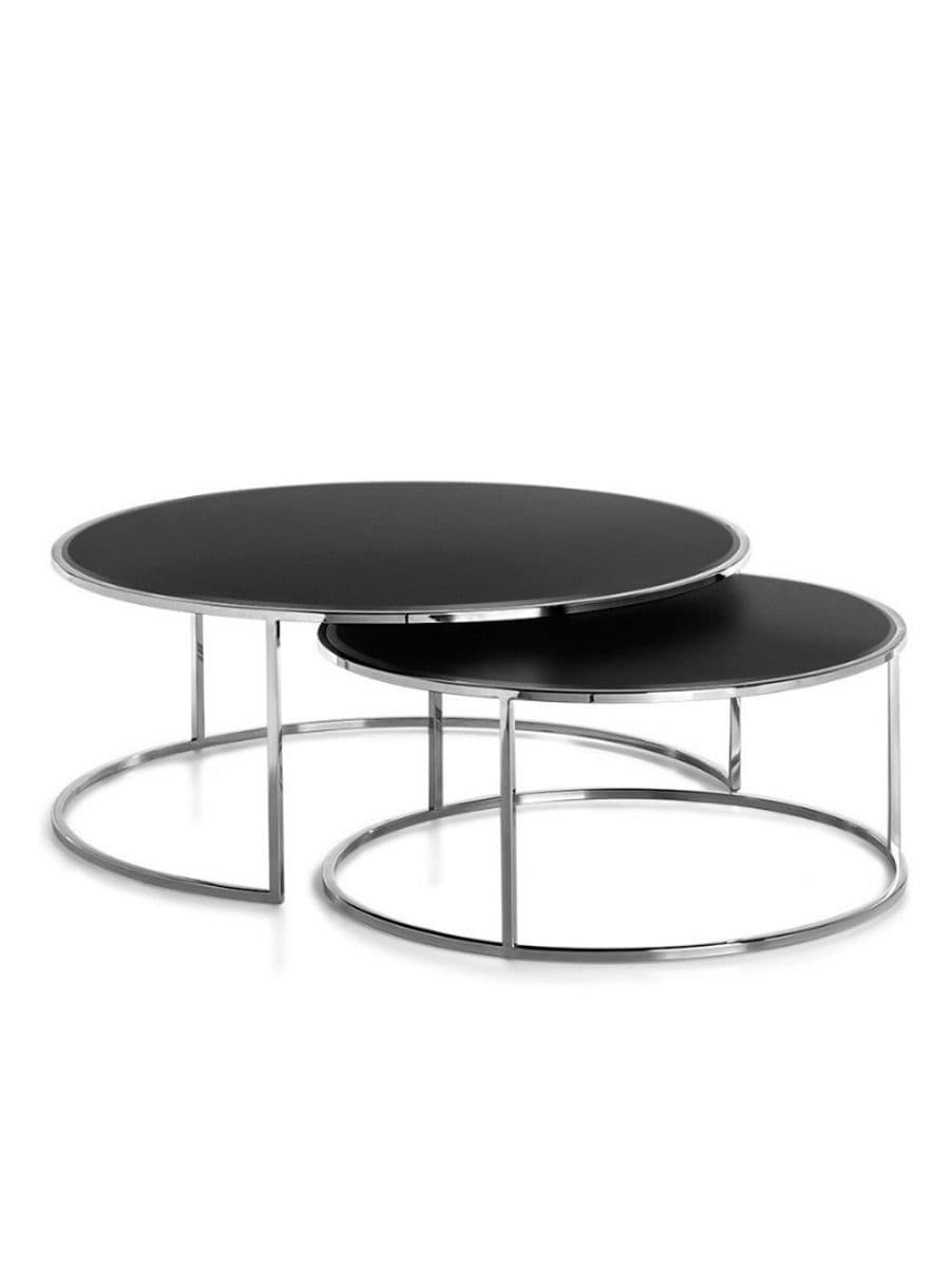 SET DE MESA BAJA GLEESON SILVER 96X40 - 76X35