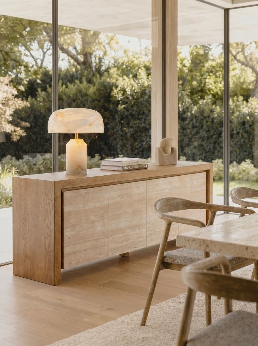 VAJILLERO BRONTE TRAVERTINE