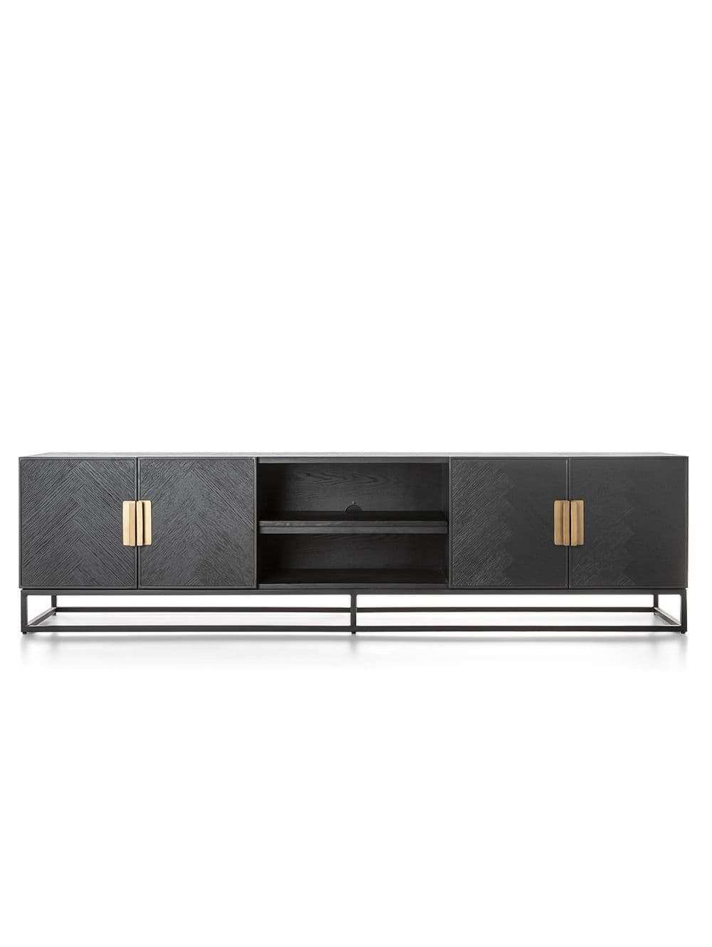 MUEBLE TV LORCAN NEGRO 220X43X60
