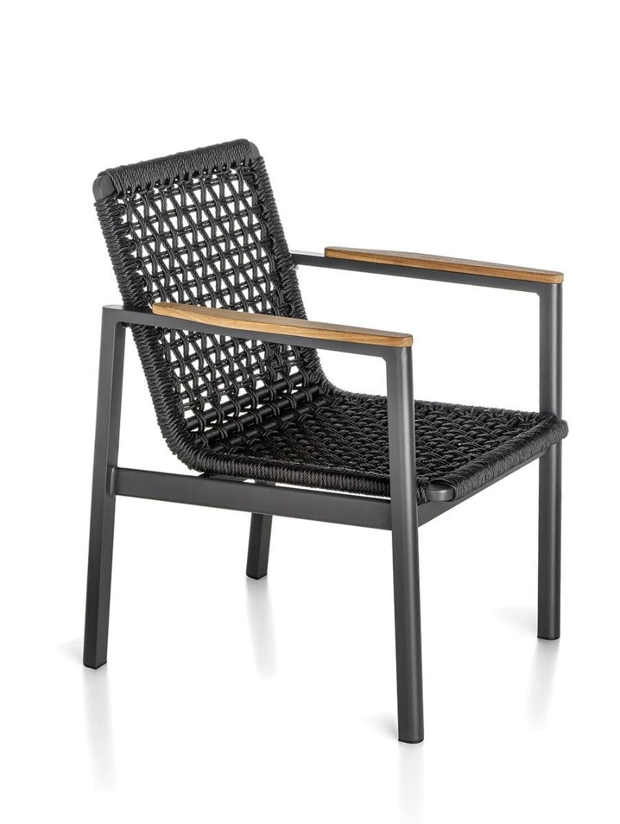 SILLA CON APOYABRAZO TAHLAS CHARCOAL