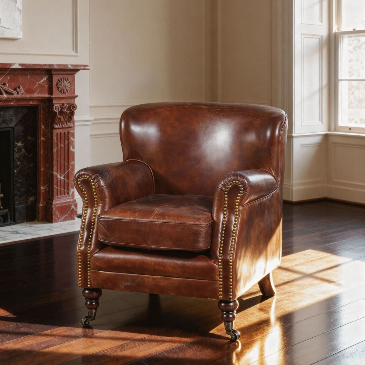 SILLON ASHER CUERO MOCCA