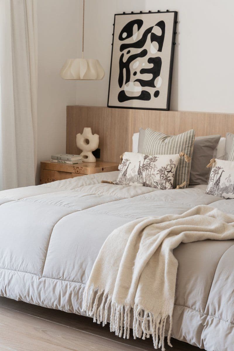 ACOLCHADO VENECIA TWIN BEIGE/GRIS