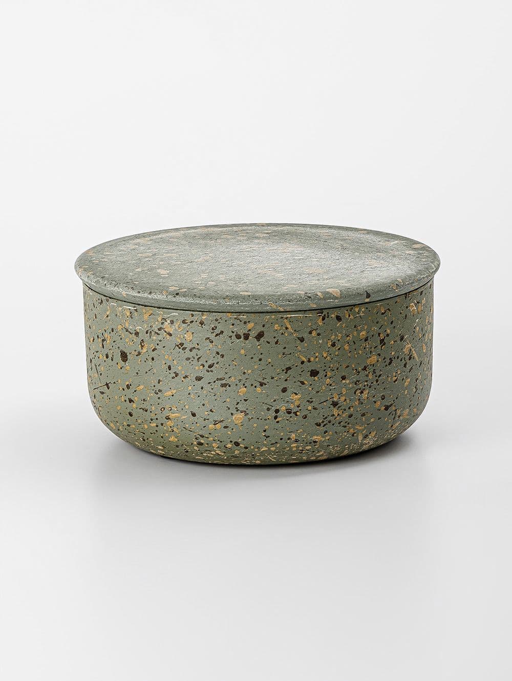 CAJA BRUZ GREEN SPARKLES 15CM
